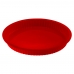 Forma De Silicone Para Torta - Redonda 26cm - Vermelha