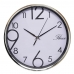 Relógio de Parede Redondo Silencioso Mecanismo Sweep Contínuo 25.6cm
