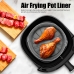 Forma p/ Air Fryer, Fritadeiras Elétricas em Silicone Redonda Grande 22cm 