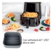 Forma De Silicone Para Air Fryer Quadrada Grande Com Alça - 20cm