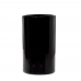 Vaso Cilindro Vidro Preto Brilhante P/ Decoração - 30x14cm - Maravilhoso