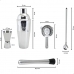 Kit Coqueteleira Aço Inox Bartender 05 Peças Drinks Coquetéis