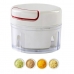 Mini Multiprocessador Triturador Manual 2 Lâminas Inox Alho