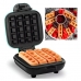 Mini Máquina Waffle Quadrada 110v Antiaderente - 4 Porções Rápidas