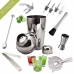 Kit Barman Profissional Coqueteleira 500ml 11 Peças Inox Caipirinha Drinks