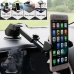 Suporte para Celular e GPS com Braços Ajustáveis e Ventosa de Silicone