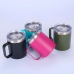 CanecaTérmica Aço Inox 360ml | Copo Térmico Rosa P/ Cerveja e Café