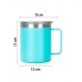 CanecaTérmica Aço Inox 360ml | Copo Térmico Rosa P/ Cerveja e Café