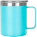 CanecaTérmica Aço Inox 360ml | Copo Térmico Rosa P/ Cerveja e Café