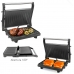 Mini Grill Elétrico de Inox 750W | Sanduicheira e Grelhador 110V