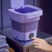 Mini Máquina de Lavar Roupas Portátil Dobrável 6,5L | Bivolt e Roupas de Bebê