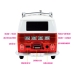 Caixa de Som Kombi Bluetooth Vermelho | 10W | USB | Rádio