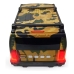 Caixa de Som Off-Road Vermelho Bluetooth 8W | USB | Rádio | Portátil