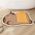 Tapete Antiderrapante Capivara Decorativo Para Banheiro E Cozinha