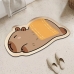 Tapete Antiderrapante Capivara Decorativo Para Banheiro E Cozinha
