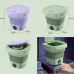 Mini Máquina de Lavar Roupas Portátil Dobrável 6,5L | Bivolt e Roupas de Bebê Verde