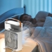Climatizador Portátil 4 em 1: Ventilador, Umidificador, Aromatizador e LED