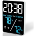 Despertador Digital Mesa 12/24 Horas, Temperatura, Umidade - Quarto, Escrit&oacute;rio, Cozinha