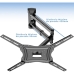 Suporte TV Parede Triarticulado 400x400 Ajuste Inclina&ccedil;&atilde;o 90&deg; Extens&atilde;o 5-42cm