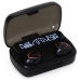 Fone Bluetooth 5.1 In-Ear Gamer com LED e Display Digital Bateria 4h