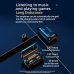 Fone Bluetooth 5.1 In-Ear Gamer com LED e Display Digital Bateria 4h