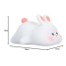 Abajur, Lumin&aacute;ria Coelhinho Silicone 3 N&iacute;veis Brilho USB Toque