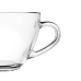 Jogo de 3 Xícaras Vidro 250ml Café Chá Transparente com Alça Lateral