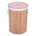 Cesto de Roupa Suja Bambu Redondo- Organização com Design Natural