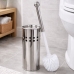 Escova Sanitária Inox Com Suporte - Escova Vaso Sanitário Banheiro Limpeza Vaso