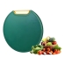 T&aacute;bua de Corte Antibacteriana 35cm Verde Antiderrapante Livre de BPA