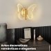 Arandela Borboleta Luxury - Ilumina&ccedil;&atilde;o LED Art Nouveau para Cabeceira e Sala
