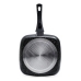 Frigideira Grill Indução Quadrada 24cm Antiaderente Cabo Ergonomico Duravel