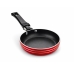 Frigideira Pequena Antiaderente 12cm Alum&iacute;nio Vermelha Omeleteira Individual