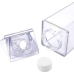 Garrafa 1 Litro Formato Caixa Leite Acrílico Transparente Squeeze Multiuso