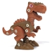 Brinquedo Dinossauro Infantil Montar Desmontar Parafusadeira El&eacute;trica 
