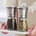 Moedor Pimenta Sal Temperos Condimentos Vidro Inox 165ml 14cm Cozinha