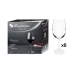 Jogo 6 Ta&ccedil;a Cristal Tit&acirc;nio Vinho 440ml Transparente 23,5cm