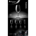Jogo 6 Ta&ccedil;a Cristal Tit&acirc;nio Vinho 440ml Transparente 23,5cm