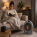 Aquecedor Eletrico Portatil 1000W 127V Cinza Mini Aquecedor Ambiente