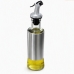 Porta Azeite 300ml Vidro Inox Dosador Para &Oacute;leo Vinagre Molhos