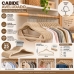 Kit 25 Cabides de Veludo Slim Antideslizante com Gancho Giratório 360° Bege