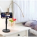Suporte Apoiador de Celular para Mesa com Trip&eacute;, Regulagem 360&deg; e Altura Ajust&aacute;vel