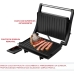 Grill Chapa Elétrica Antiaderente 1000W 127V Preto 22x22cm para Sanduíches e Grelhados