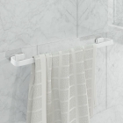 Kit para Banheiro Completo - Porta Toalha, Saboneteira e Gancho - Branco