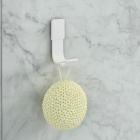 Kit para Banheiro Completo - Porta Toalha, Saboneteira e Gancho - Branco