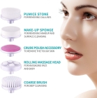 Escova de Limpeza Facial Girat&oacute;ria Carisma - 2 Velocidades, Kit Completo, Rosa