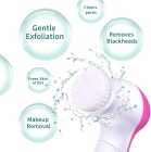 Escova de Limpeza Facial Girat&oacute;ria Carisma - 2 Velocidades, Kit Completo, Rosa