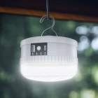 Luminária Para Barraca Carisma Recarregável - 4 Níveis, USB + Pilhas AAA/18650, Branca