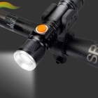 Lanterna Tática com Zoom e Recarga USB - Para Caça, Camping, Pesca e Segurança - 3 Modos de Luz