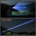 Lanterna Tática com Zoom e Recarga USB - Para Caça, Camping, Pesca e Segurança - 3 Modos de Luz